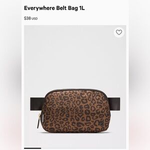 Lululemon NWT Everywhere Belt Bag 1L